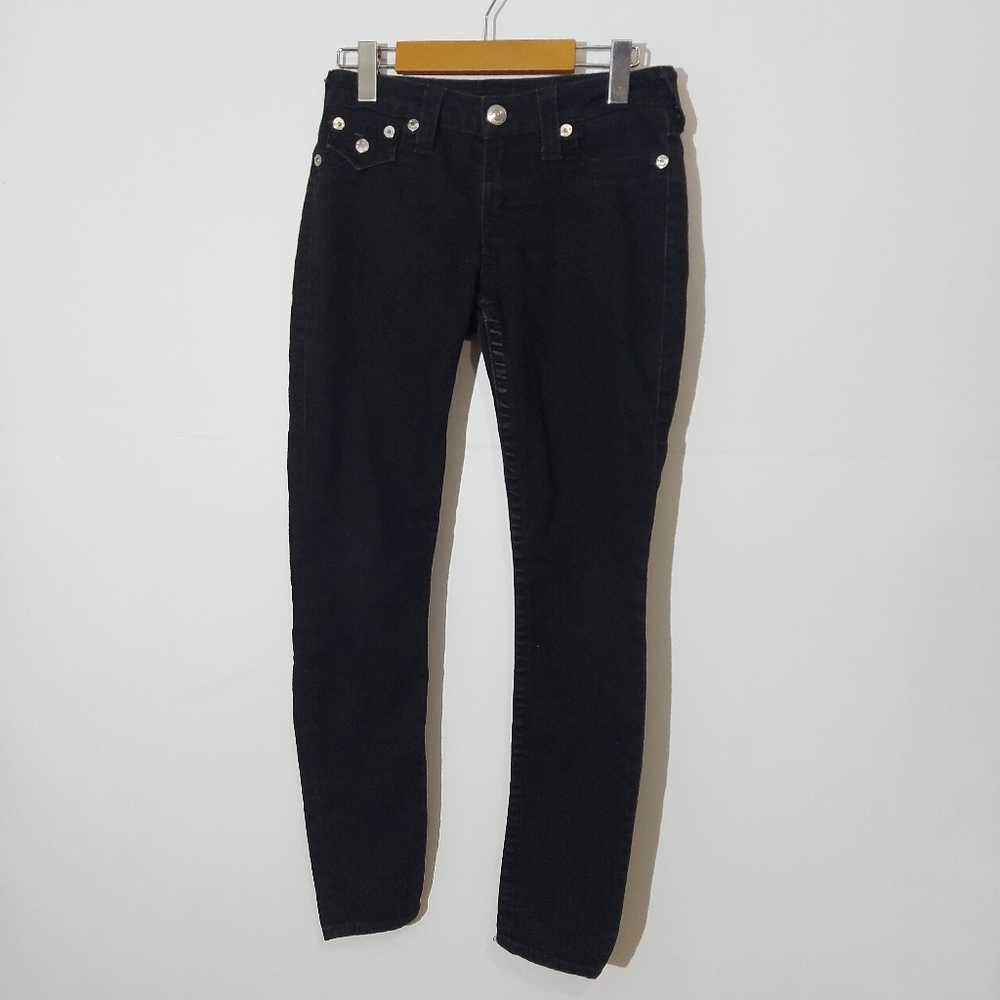 True Relion Black Basic Legging With Flaps Jeans